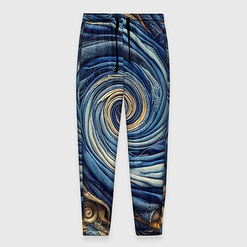 Мужские брюки Воронка из джинсы и пуговиц - нейросеть / 3D-принт – фото 1
