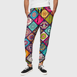 Брюки на резинке мужские Этника стайл, цвет: 3D-принт — фото 2