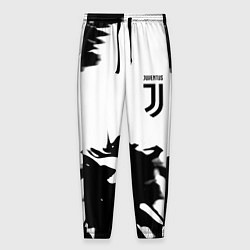 Брюки на резинке мужские Juventus smoke black fire, цвет: 3D-принт