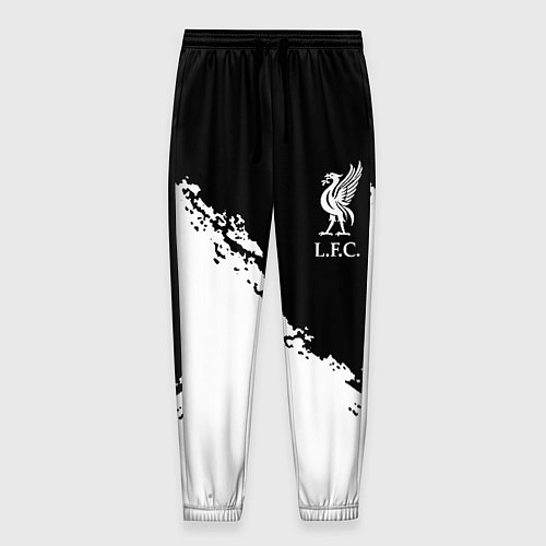 Мужские брюки Liverpool fc белые краски / 3D-принт – фото 1