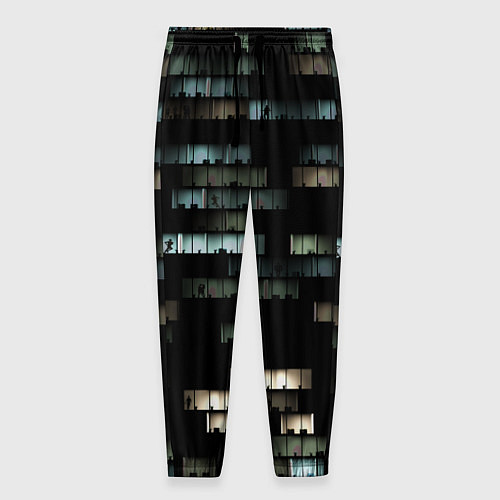 Мужские брюки Офисный вайб / 3D-принт – фото 1