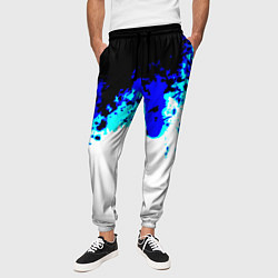 Брюки на резинке мужские Синяя кровь андроида, цвет: 3D-принт — фото 2