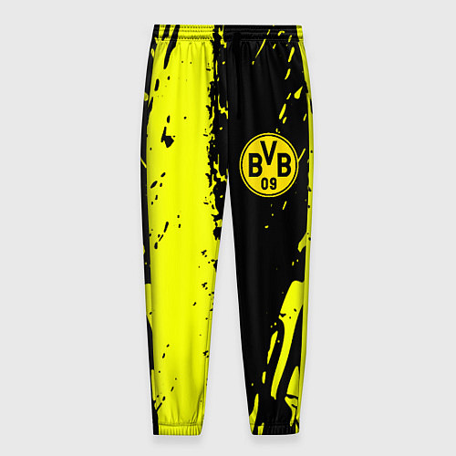 Мужские брюки Borussia краски текстура / 3D-принт – фото 1