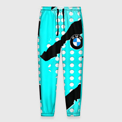 Брюки на резинке мужские BMW sport краски, цвет: 3D-принт