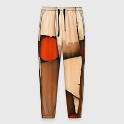 Брюки на резинке мужские Фрагментированная композиция, цвет: 3D-принт