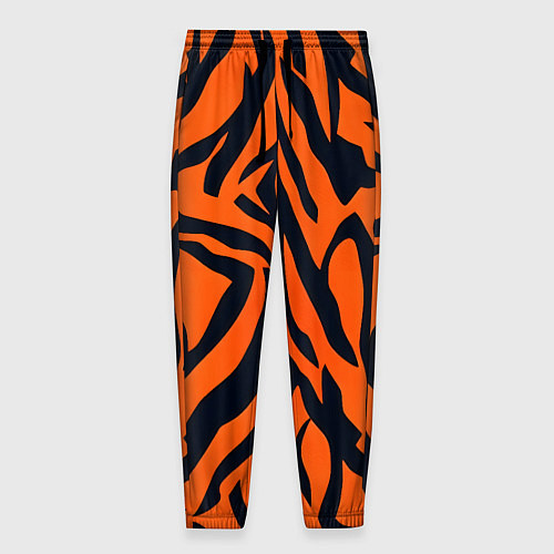 Мужские брюки Расцветка тигра / 3D-принт – фото 1