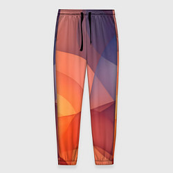 Брюки на резинке мужские Летящая вуаль, цвет: 3D-принт