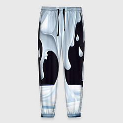 Брюки на резинке мужские Молочная текстура, цвет: 3D-принт