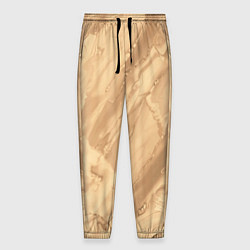 Мужские брюки Бежевая текстура каменная мрамор