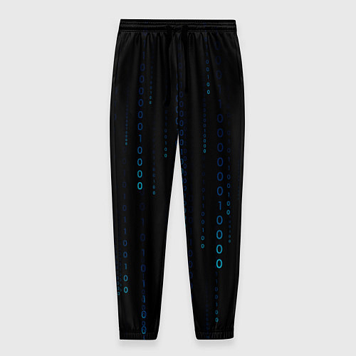 Мужские брюки Color black blue / 3D-принт – фото 1