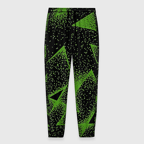 Мужские брюки Triangles with dots / 3D-принт – фото 1