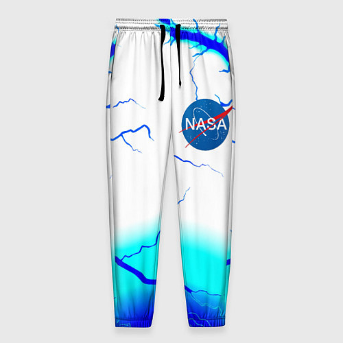 Мужские брюки Nasa неоновый шторм / 3D-принт – фото 1