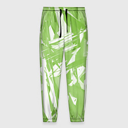 Мужские брюки Color white green