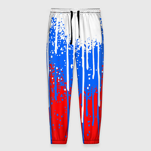 Мужские брюки Патриот - флаг / 3D-принт – фото 1