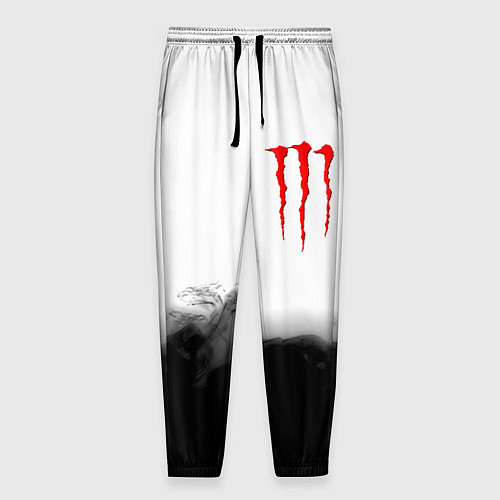 Мужские брюки Monster energy splash smoke / 3D-принт – фото 1
