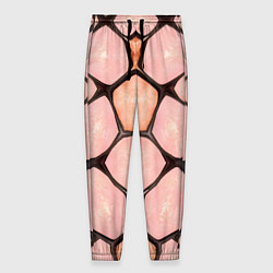 Мужские брюки Розовые пятна жирафа