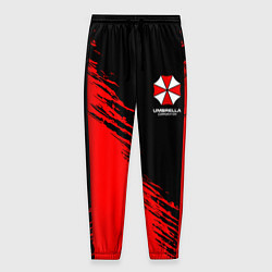 Мужские брюки Umbrella Corp - red and black