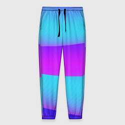 Брюки на резинке мужские Неоновый прилив, цвет: 3D-принт