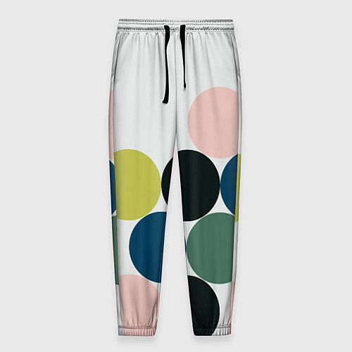 Мужские брюки Кластер чил - абстракция / 3D-принт – фото 1