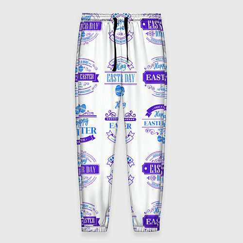 Мужские брюки Easter holidays / 3D-принт – фото 1