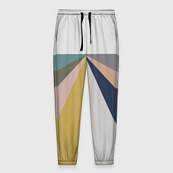 Брюки на резинке мужские Черное солнце красная луна, цвет: 3D-принт