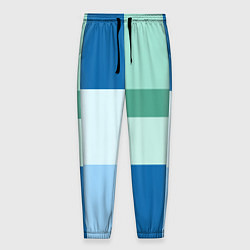 Мужские брюки Мятное небо колор-блок
