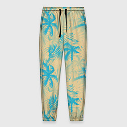 Мужские брюки Palm light blue beige