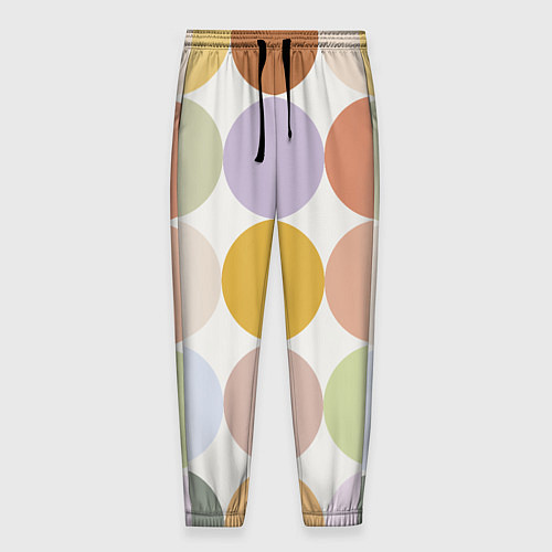 Мужские брюки Цветочный горошек / 3D-принт – фото 1