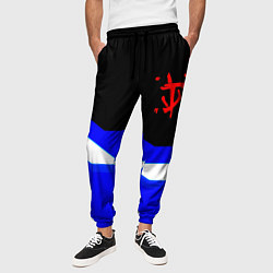 Брюки на резинке мужские Doom sport geometry, цвет: 3D-принт — фото 2