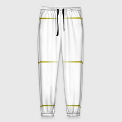 Мужские брюки Color white pink yellow stripes