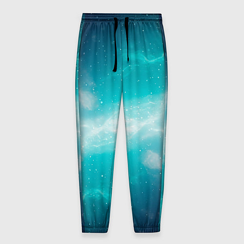Мужские брюки Галактическое сияние небес / 3D-принт – фото 1
