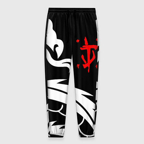 Мужские брюки Doom dragon steel / 3D-принт – фото 1