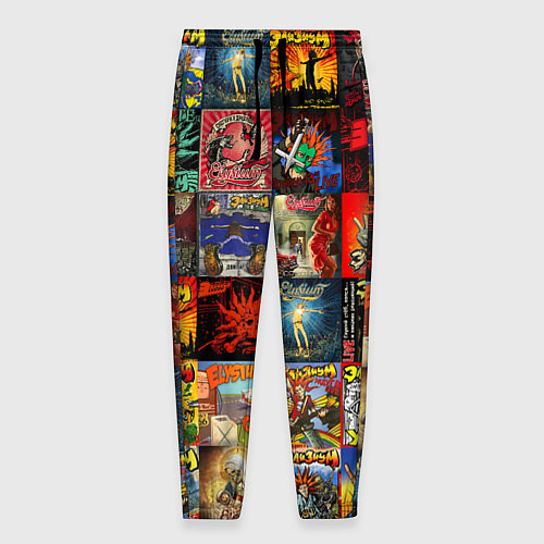 Мужские брюки Элизиум - обложки альбомов и песен / 3D-принт – фото 1