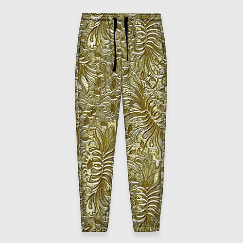 Мужские брюки Золотое тиснение / 3D-принт – фото 1