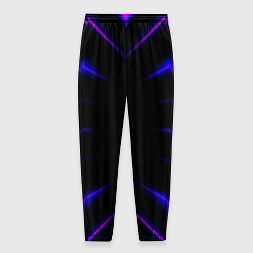 Мужские брюки Color black neon neon / 3D-принт – фото 1