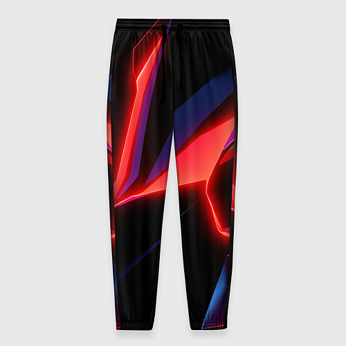 Мужские брюки Neon red / 3D-принт – фото 1