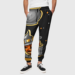 Брюки на резинке мужские День хэллоуин, цвет: 3D-принт — фото 2