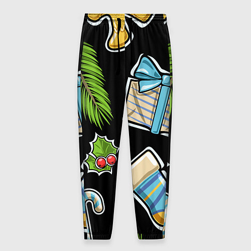 Мужские брюки Christmas soul / 3D-принт – фото 1