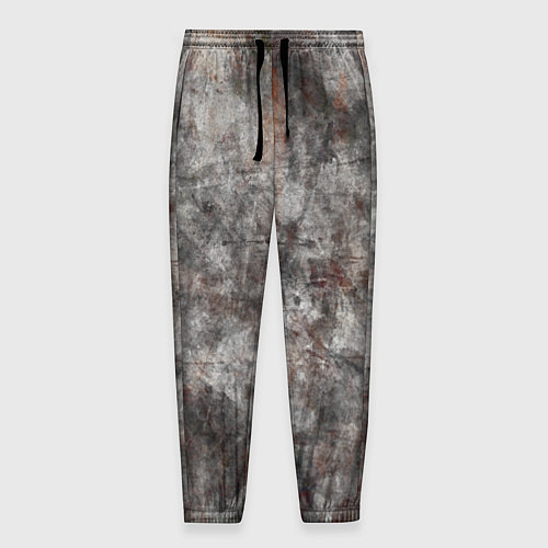 Мужские брюки Абстракция - gray stone / 3D-принт – фото 1
