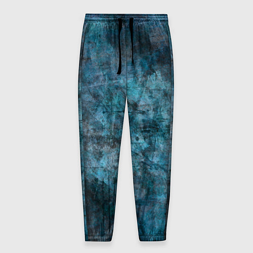 Мужские брюки Абстракция - dark blue / 3D-принт – фото 1