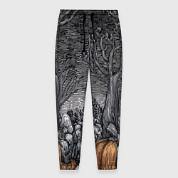 Брюки на резинке мужские Осенние шалости духов, цвет: 3D-принт