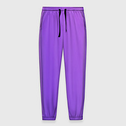 Брюки на резинке мужские The color is purple, цвет: 3D-принт