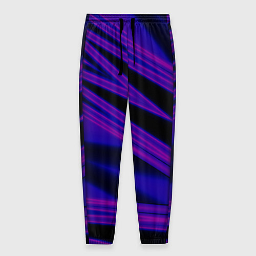 Мужские брюки Color multi-colored neon / 3D-принт – фото 1