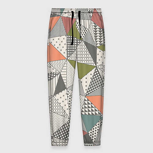 Мужские брюки Геометрия / 3D-принт – фото 1