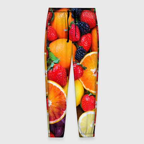 Мужские брюки Мультифрукт / 3D-принт – фото 1