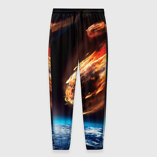 Мужские брюки Метеориты / 3D-принт – фото 1