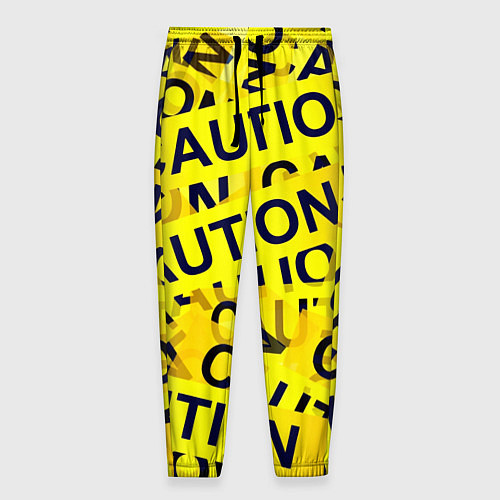 Мужские брюки Caution / 3D-принт – фото 1