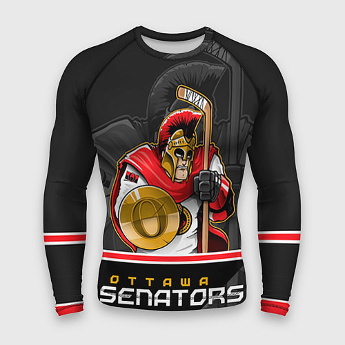 Мужской рашгард Ottawa Senators / 3D-принт – фото 1