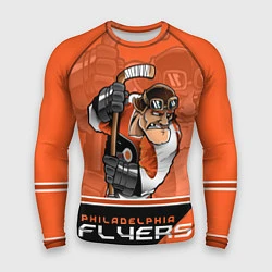 Рашгард мужской Philadelphia Flyers, цвет: 3D-принт