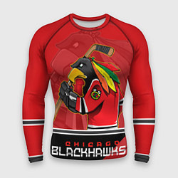 Рашгард мужской Chicago Blackhawks, цвет: 3D-принт